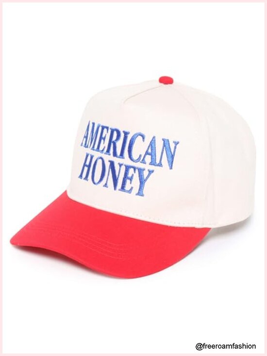 Retro 2-Tone Canvas Baseball Cap, Funny Embroidered Distressed Snapback, main image 4